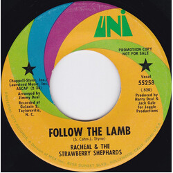 Racheal & The Strawberry Shephards Follow The Lamb USED VINYL 7INCH 45 RPM SINGLE PROMO