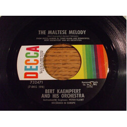 Bert Kaempfert & His Orchestra The Maltese Melody USED VINYL 7INCH 45 RPM SINGLE