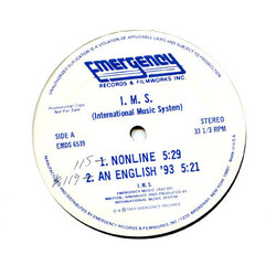 International Music System Nonline USED VINYL 12INCH 33 S RPM PROMO