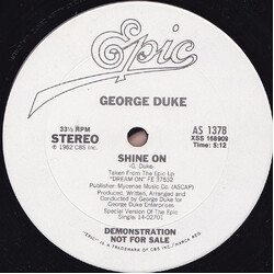 George Duke Shine On USED VINYL 12INCH 33 S RPM PROMO