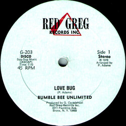 Bumblebee Unlimited Love Bug USED VINYL 12INCH 45 RPM SINGLE
