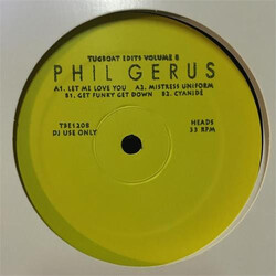 Phil Gerus Tugboat Edits Volume 8 USED VINYL 12INCH 33 S RPM LIMITED EDITION PROMO