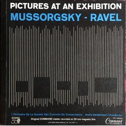 Modest Mussorgsky / Maurice Ravel / Orchestre De La Société Des Concerts Du Conservatoire / André Vandernoot Pictures At An Exhibition Vinyl LP USED