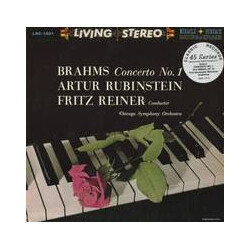 Johannes Brahms / Arthur Rubinstein / Fritz Reiner / The Chicago Symphony Orchestra Concerto No. 1 Vinyl LP USED