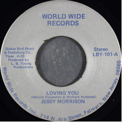 Jesse Morrison Loving You USED VINYL 7INCH 45 RPM STEREO
