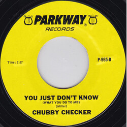Chubby Checker You Just Don't Know (What You Do To Me) / Everything's Wrong USED VINYL 7INCH 45 RPM REISSUE