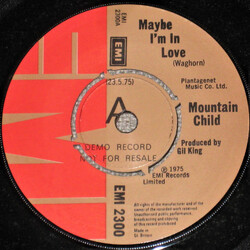 Mountain Child Maybe I'm In Love USED VINYL 7INCH 45 RPM SINGLE PROMO