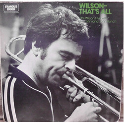 Phil Wilson Five / Al Cohn / John Bunch Wilson-That's All Vinyl LP USED
