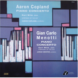 Aaron Copland / Gian Carlo Menotti Piano Concerto Vinyl LP USED