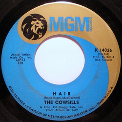 The Cowsills Hair USED VINYL 7INCH 45 RPM SINGLE