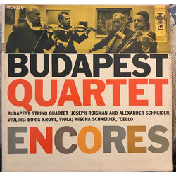 Budapest String Quartet Budapest Quartet Encores Vinyl LP USED