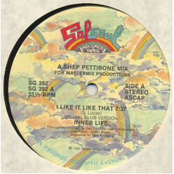 Inner Life I Like It Like That USED VINYL 12INCH 33 S RPM SINGLE STEREO
