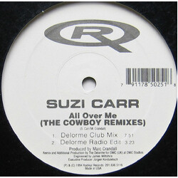 Suzi Carr All Over Me (The Cowboy Remixes) USED VINYL 12INCH 33 S RPM
