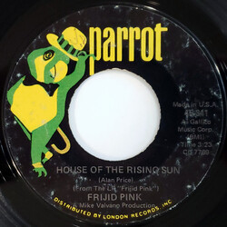 Frijid Pink The House Of The Rising Sun USED VINYL 7INCH SINGLE STYRENE