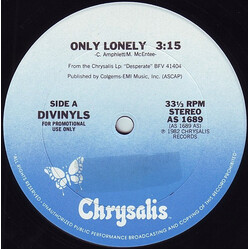 Divinyls Only Lonely / Science Fiction USED VINYL 12INCH 33 S RPM PROMO