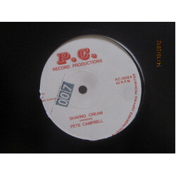 Pete Campbell Shaving Cream USED VINYL 12INCH SINGLE 45 RPM