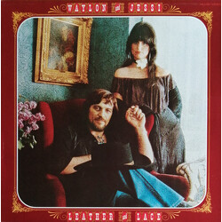 Waylon Jennings / Jessi Colter Leather And Lace Vinyl LP USED