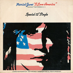 Patrick Juvet I Love America USED VINYL 12INCH SINGLE 33 S RPM PROMO SINGLE SIDED