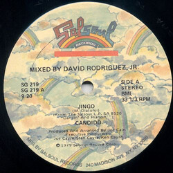 Candido Jingo USED VINYL 12INCH 33 S RPM SINGLE STEREO