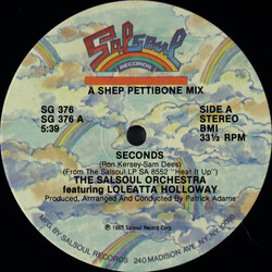 The Salsoul Orchestra / Loleatta Holloway Seconds USED VINYL 12INCH 33 S RPM SINGLE STEREO