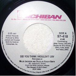Millie Jackson / Douglas Knyght Did You Think I Wouldn't Cry USED VINYL 7INCH 45 RPM
