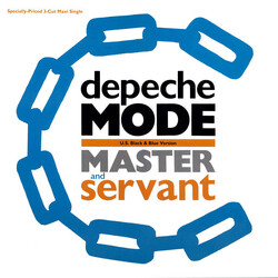Depeche Mode Master And Servant (U.S. Black & Blue Version) USED VINYL 12INCH 45 RPM MAXI-SINGLE