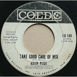 Adam Wade (2) Take Good Care Of Her / Sleepy Time Gal USED VINYL 7INCH 45 RPM SINGLE PROMO