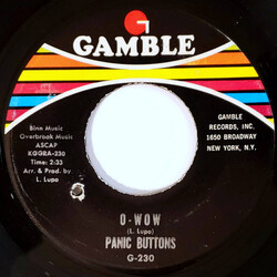 Panic Buttons O-Wow / Lisa USED VINYL 7INCH 45 RPM