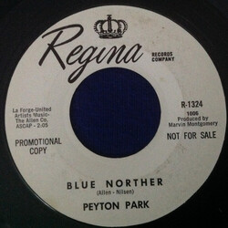 Peyton Park Blue Norther USED VINYL 7INCH 45 RPM PROMO