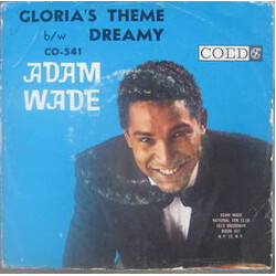 Adam Wade (2) Gloria's Theme / Dreamy USED VINYL 7INCH 45 RPM
