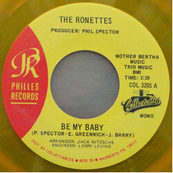 The Ronettes Be My Baby / So Young USED VINYL 7INCH 45 RPM SINGLE MONO