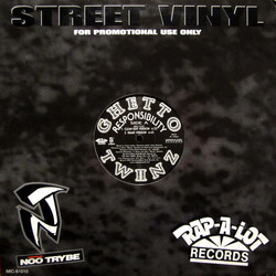 Ghetto Twiinz Responsibility USED VINYL PROMO 12INCH