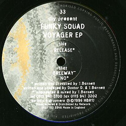 DIY / Funky Squad Voyager EP USED VINYL 12INCH 33 S RPM EP