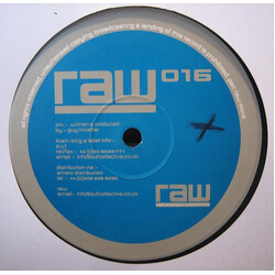 Guy McAffer RAW 016 USED VINYL 12INCH