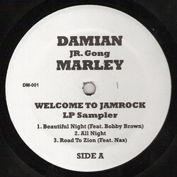 Damian Marley Welcome To Jamrock LP Sampler USED VINYL 12INCH SAMPLER
