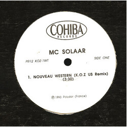MC Solaar Nouveau Western USED VINYL 12INCH PROMO