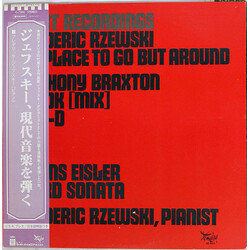 Frederic Rzewski / Anthony Braxton / Hanns Eisler No Place To Go But Around / P-JOK S-D •• 4 4 / Third Sonata Vinyl LP USED