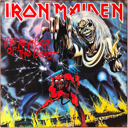 Iron Maiden The Number Of The Beast Vinyl LP USED