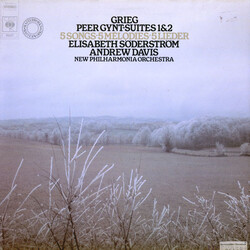 Andrew Davis / Elisabeth Söderström / Edvard Grieg Grieg: Peer Gynt Suites Nos. 1 And 2 / 5 Songs 5 Mélodies 5 Lieder Vinyl LP USED