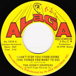 The Honey Drippers I Can't Stop You From Doing (The Things You Want To Do) / Streakin USED VINYL 7INCH 45 RPM SINGLE