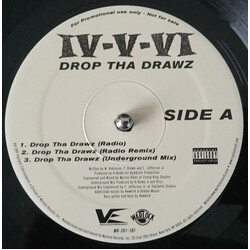 IV-V-VI Drop Tha Drawz / Samurai Showdown USED VINYL 12INCH PROMO