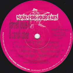 Darrell Louis II & Candi Cane Music At Night USED VINYL 12INCH