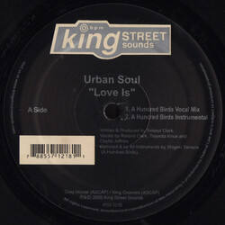Urban Soul Love Is USED VINYL 12INCH 33 S RPM