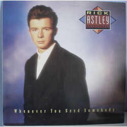 Rick Astley Whenever You Need Somebody Vinyl LP USED