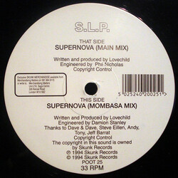 SLP Supernova USED VINYL 12INCH 45 RPM