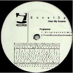 Envelop Hear My Answer USED VINYL 12INCH 33 S RPM