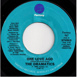 The Dramatics One Love Ago USED VINYL 7INCH 45 RPM STYRENE STEREO