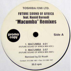 Future Sound Of Africa / Hamid Baroudi Macumba (Remixes) USED VINYL 12INCH 33 S RPM 45 RPM PROMO