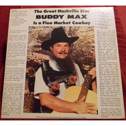 Buddy Max The Great Nashville Star Buddy Max Is A Flea Market Cowboy Vinyl LP USED