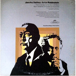Jascha Heifetz / Arthur Rubinstein / César Franck / Johann Sebastian Bach Sonata In A For Violin And Piano / Partita No. 2 In D Minor For Violin Solo 